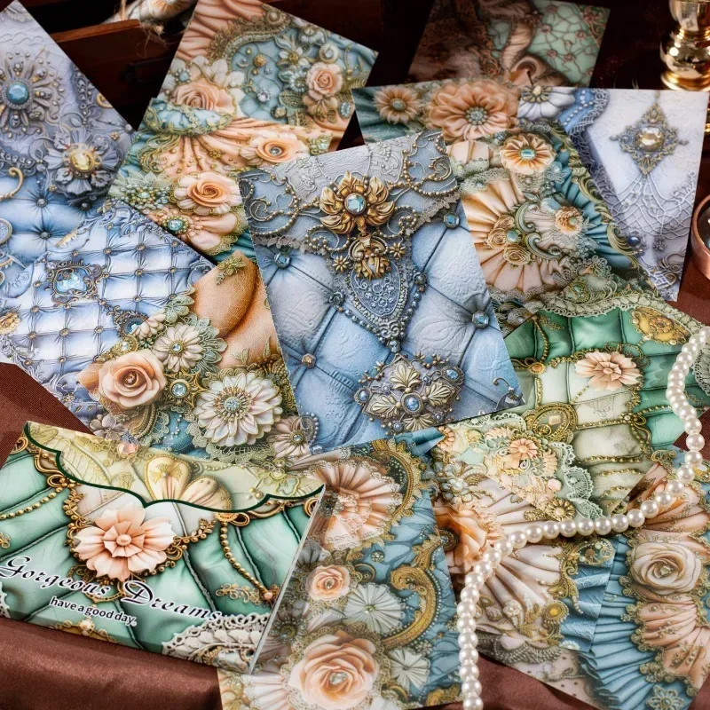 30 Blatt Schönes Tagesmaterial Papier Wunderschöner Traum DIY wunderschöner Schmuck Handbuch Materialien Scrapbook geschnitten 132*150MM
