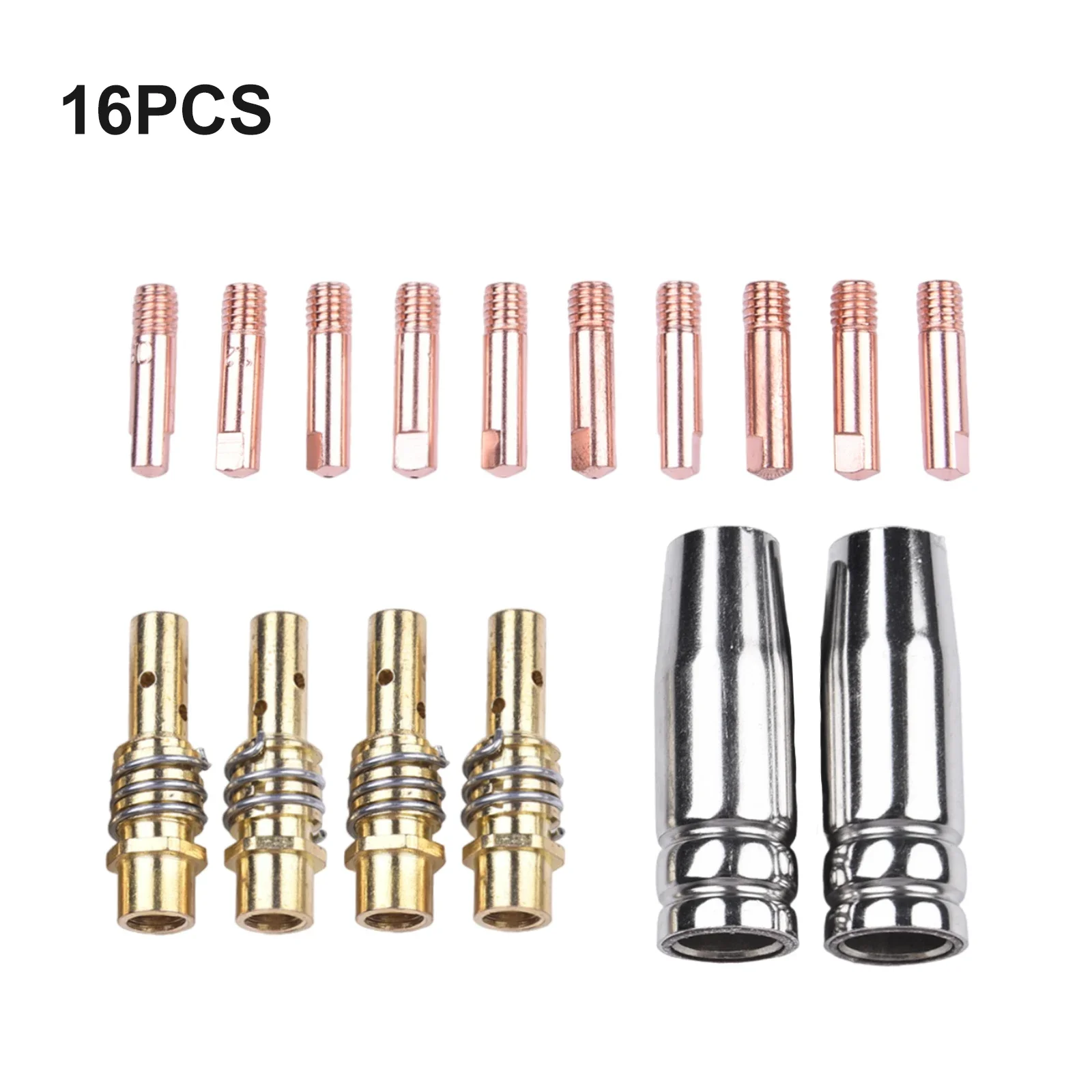 

MB15 15AK MIG Welding Contact Tips Welder Nozzle Part Kit For MIG Welding Torch Welding 0.6mm/0.8mm/0.9mm/1.0mm/1.2mm