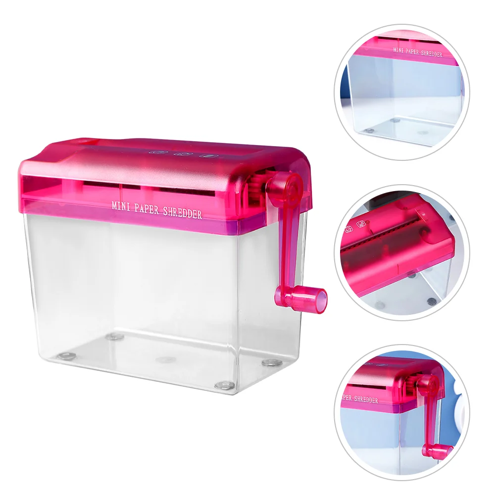 Manual Shredder Tools Small Paper Office Supplies Hand Daily Plastic Wear-resistant School