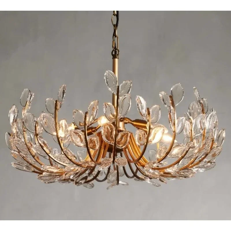 

GHEUVNJ American retro industrial style creative personality simple living room restaurant hot pot coffee barber shop crystal l