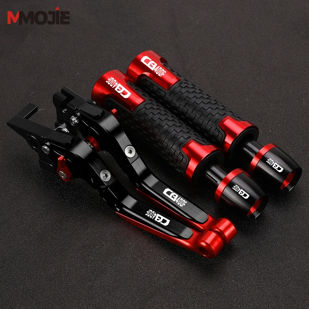 

Для honda CB400F 1989 1990-1991 7/8 ''22 мм CB 400F ручки руля концы складные рычаги тормозной муфты детали мотоцикла