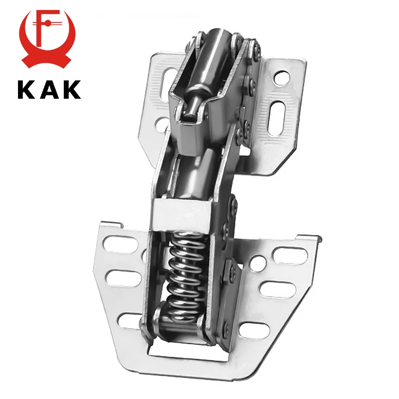 KAK Hydraulic Cabinet Hinges Soft Closing Kitchen Damper Buffer Door Closer RV Camper Car Door Support Furniture Hinge Hardware