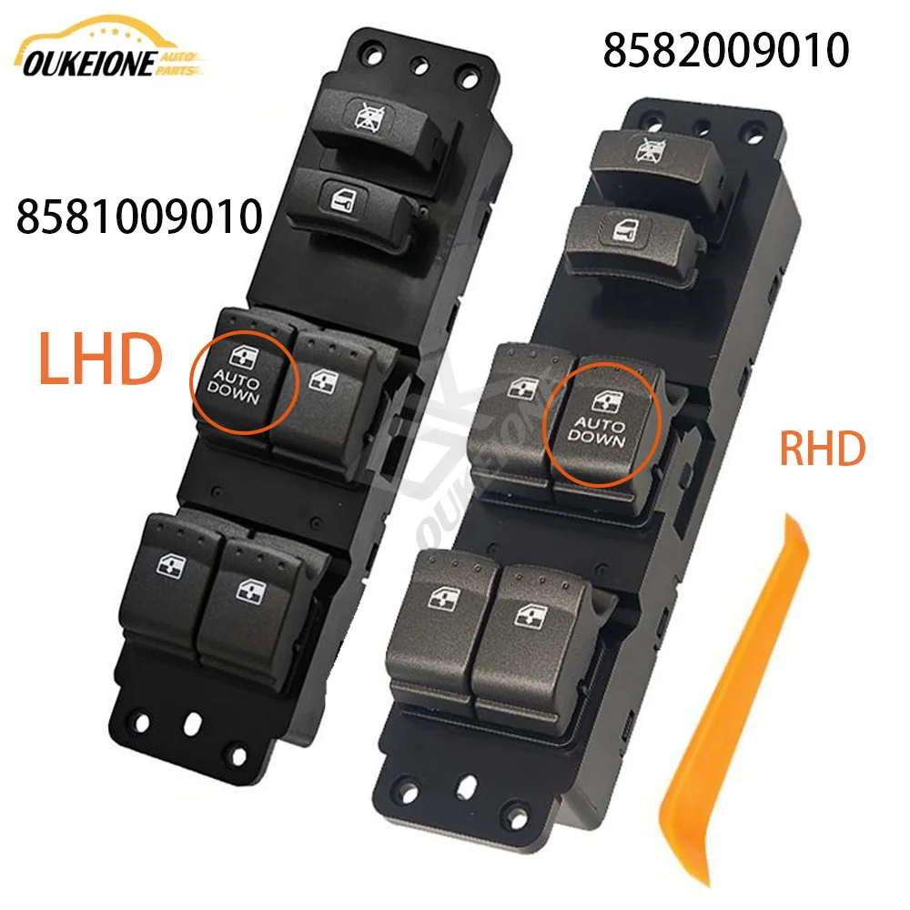8581009010 8582009010 for Ssangyong ACTYON KYRON 2007 2008 2009 Left Right Electric Master Power Window Control Switch Button