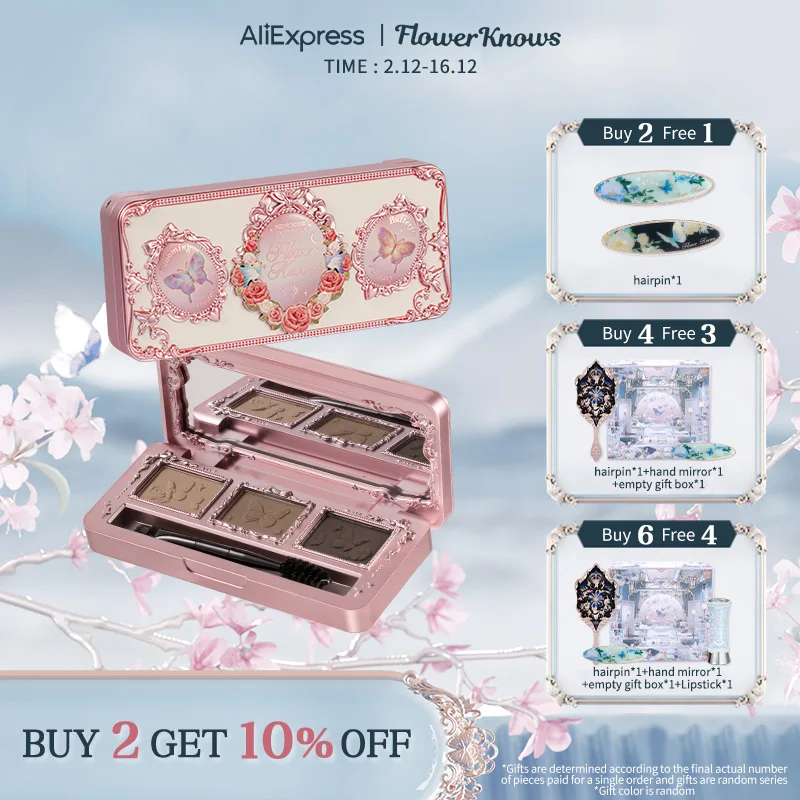 Flower Knows Midsummer Fairytales Collection Eyebrow Palette