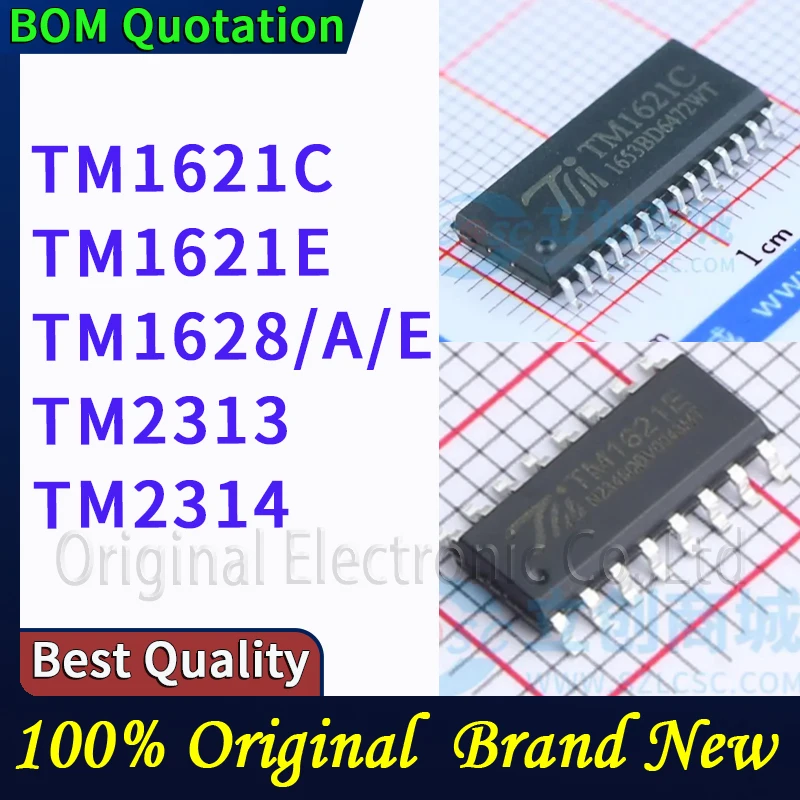 

5 шт./лот TM1621C TM1621E TM1628/A/E TM2313 TM2314 В наличии Оригинальные высококачественные компоненты