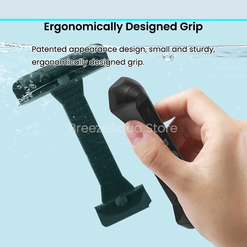 2-in-1 Magnetic Aquarium Algae Scraper Cleaner with Blade for 10-15mm Glass Thickness Fish Tank