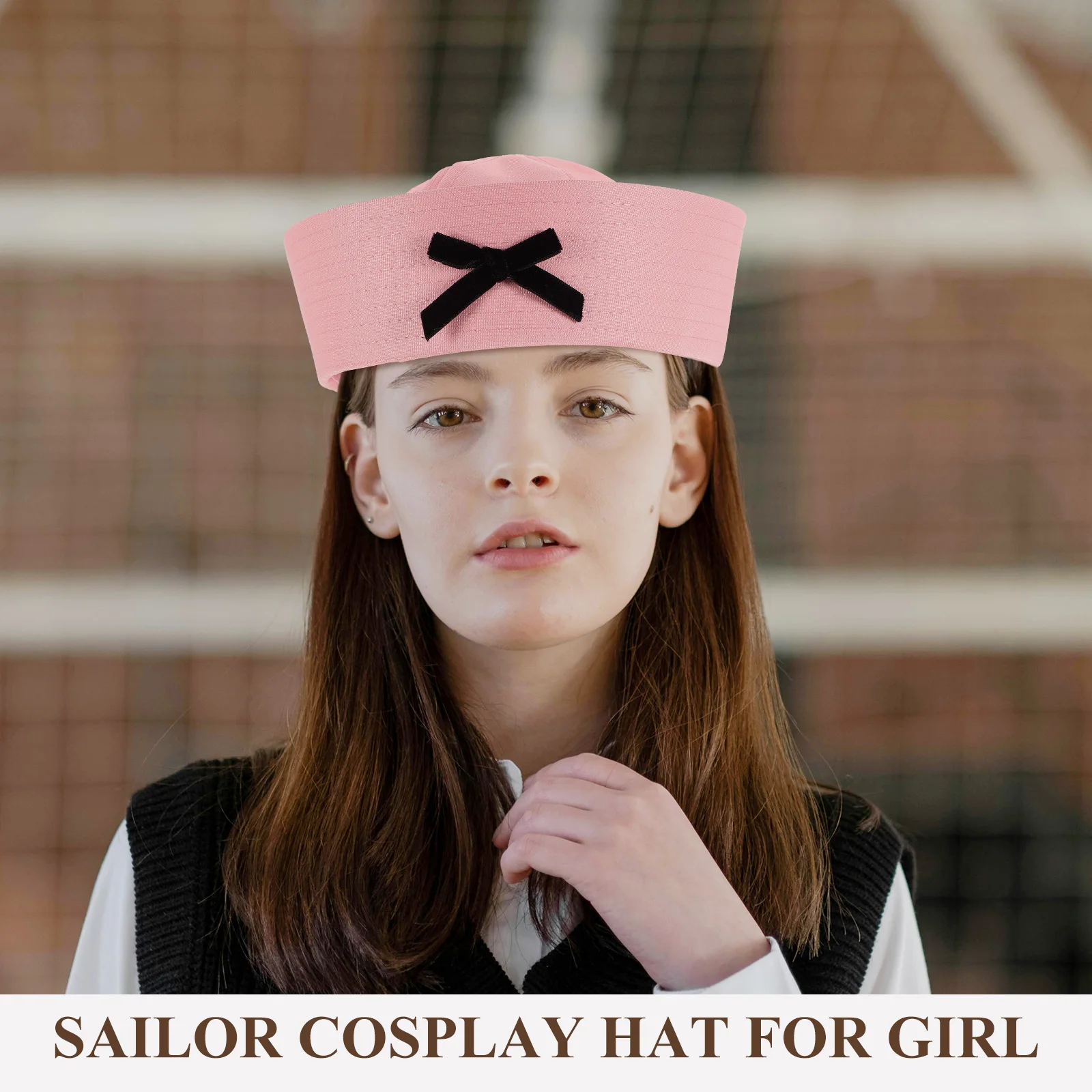 

Sailor Hat Summer Breathable Bowknot Costume Party Cosplay Decor Accessories Yacht Boating Cap Stage Performance Outdoor Women