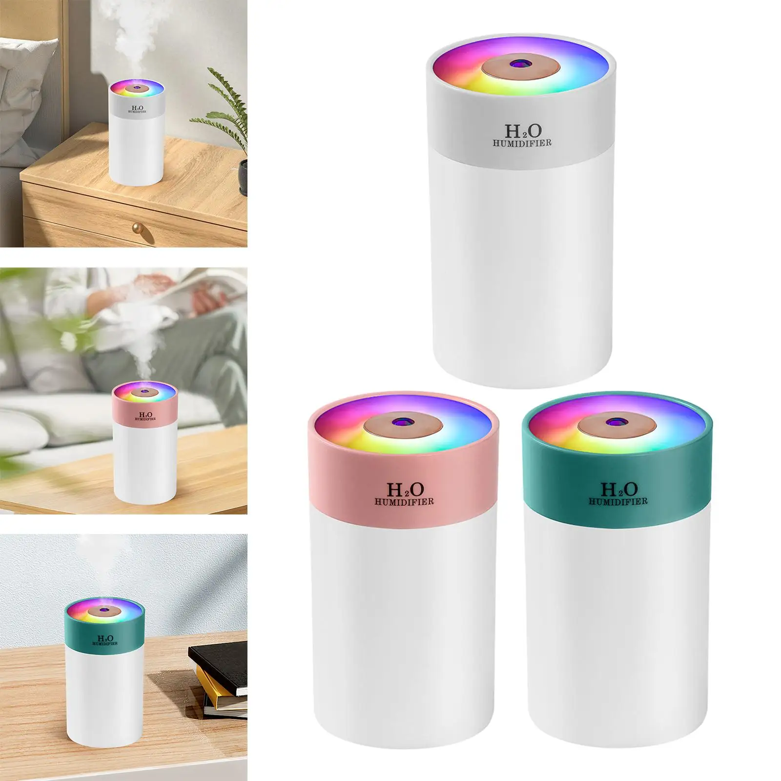 Mini diffusore di oli essenziali per nebulizzazione personale per auto portatile per ufficio, Cha