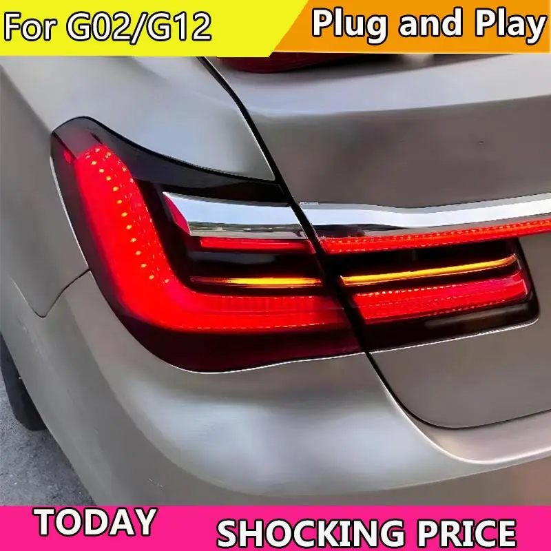 Car Tail Lights For BMW 7 Series G02 G11 LED Car Tail Lamps Daytime Running Lights Dynamic Turn Signals Car Accessories