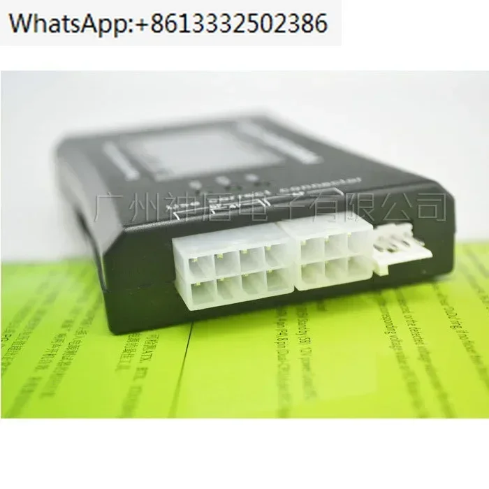 Testador de energia ATX detector de falha de energia do computador display LCD invólucro de plástico