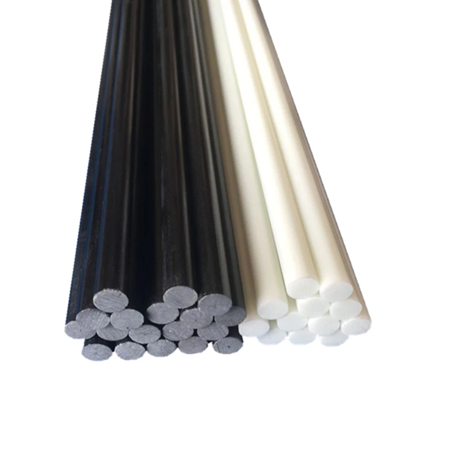 10PCS Black Glass Fiber Bar Diameter 1 1.5 2 2.5 3 4 5 6 7 8 9 10 11mm Insulation Material Solid Fiberglass Rod Length 500mm