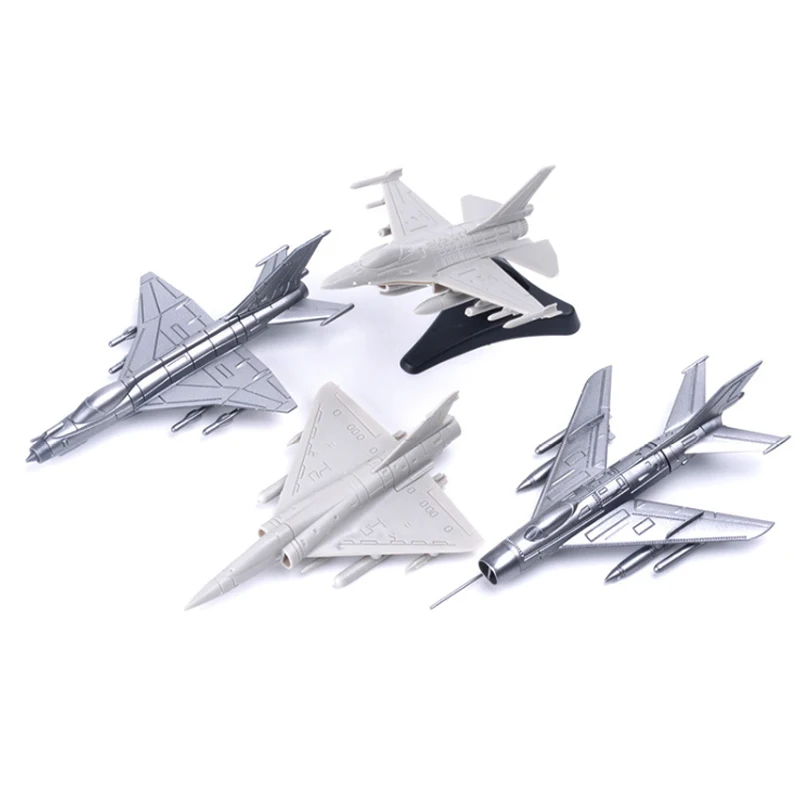 

1:144 Assemble Fighter Model Toys Building Tool J-6 J-7 Fighter Jets Bomber Airplane Military Model Arms 4 Piece Set A19