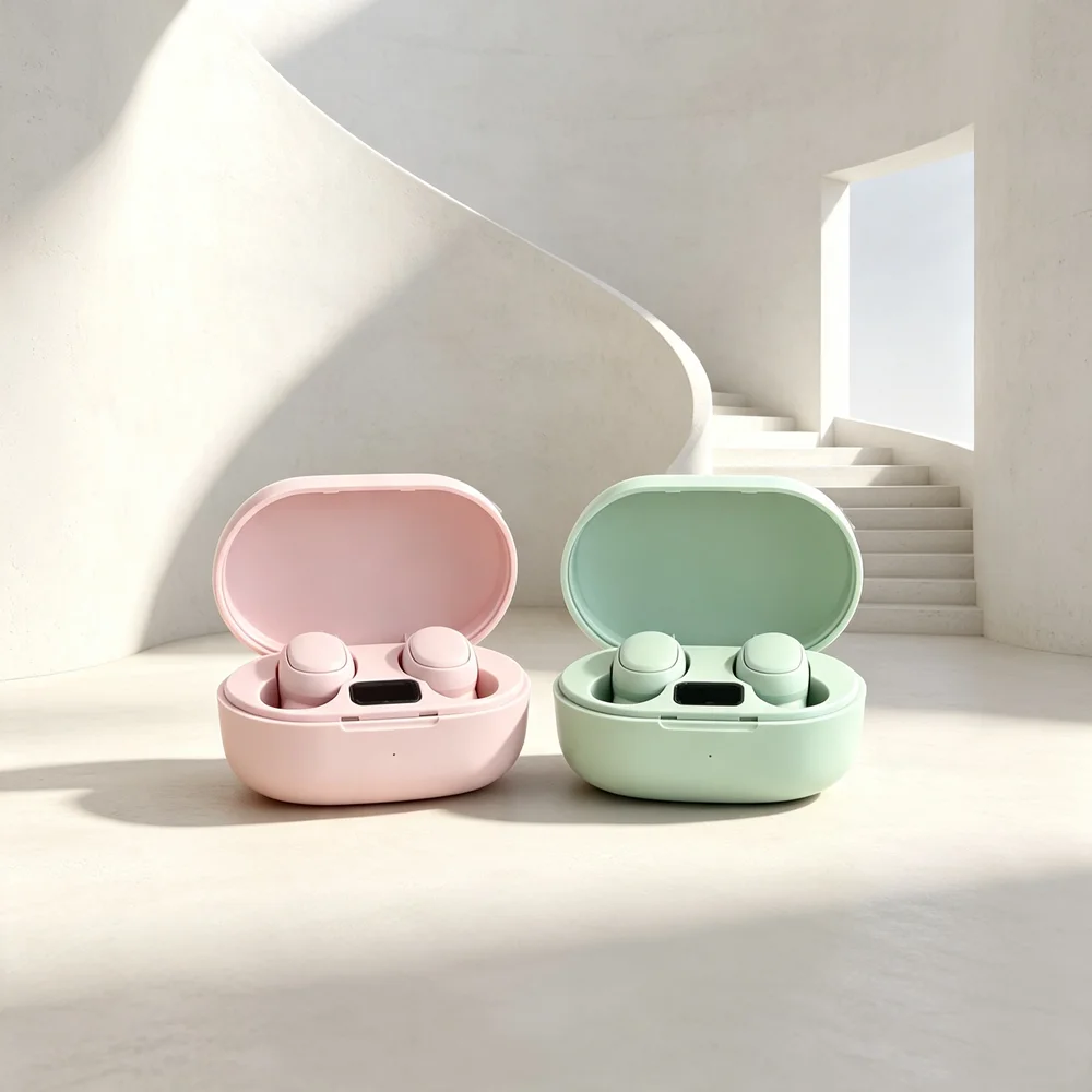 TWS Bluetooth Headphones Wireless Earbuds Studio-monitor Bluetooth Headsets Offer A Flat Frequency Response for Mixing Audio