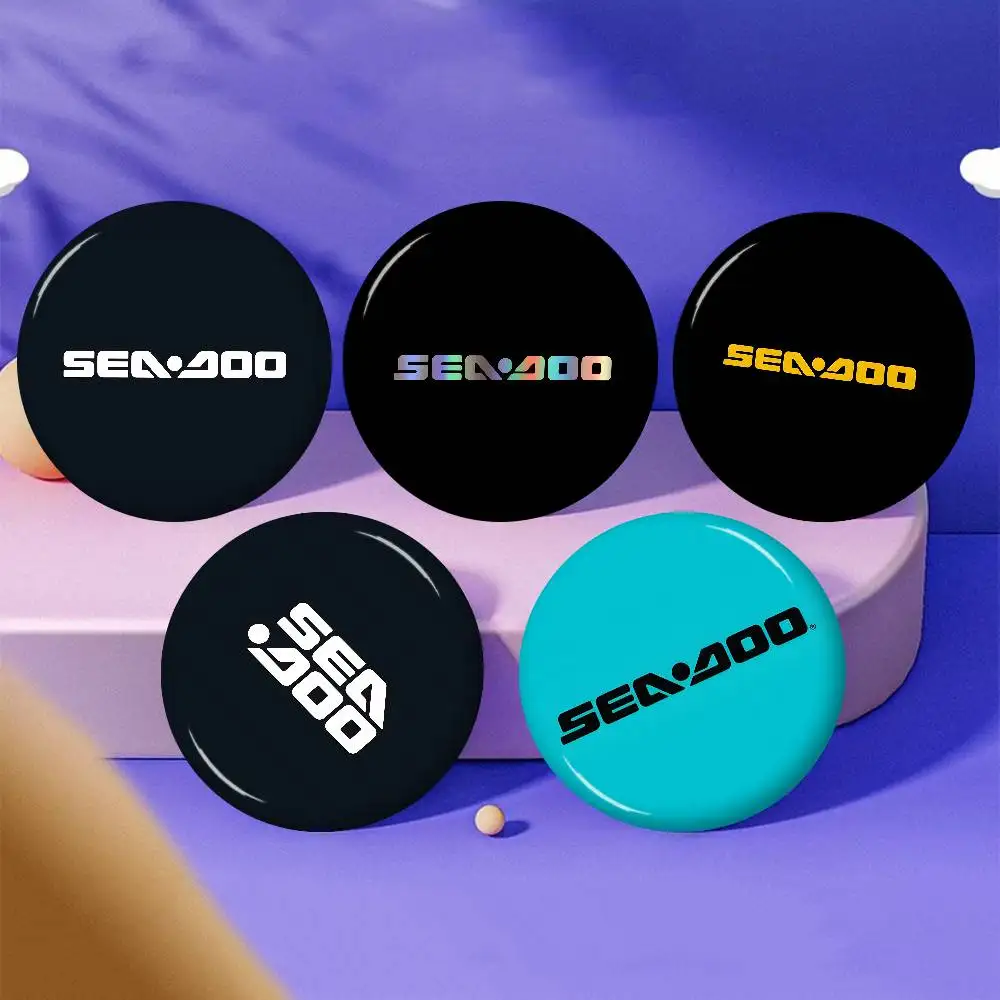 Watercraft Brand S-Seadoo 58mm Handmade Brooch Cartoon Cosplay Badge on Backpack Jewelry Accessories Gifts
