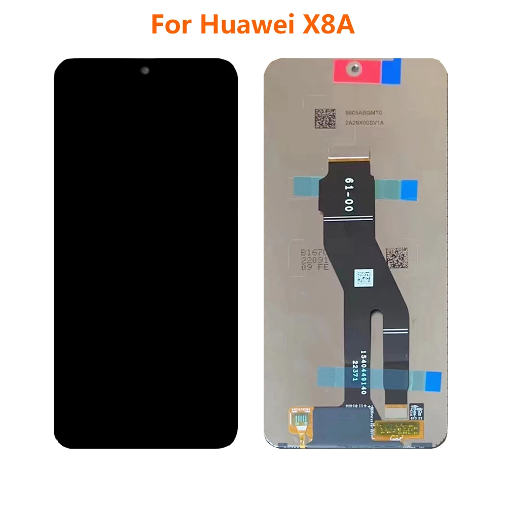 

6.7'' Display Honor X8a For Huawei Honor X8A LCD CRT-LX1 CRT-LX2 CRT-LX3 LCD Display Touch Screen Digitizer Assembly Replacement