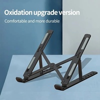 Aluminum Alloy Laptop Holder Stand Adjustable Foldable Portable for Notebook Computer Bracket Lifting Cooling Holder Non-slip