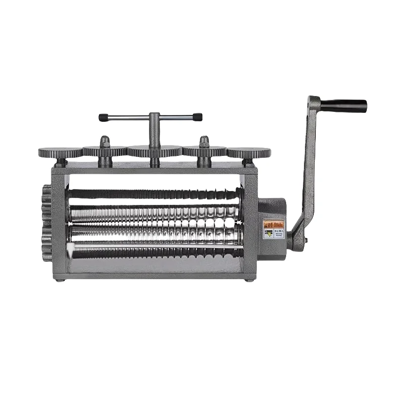 Parti per stampaggio personalizzate Laminatoio manuale Oro Argento Pressa Macchina per oreficeria