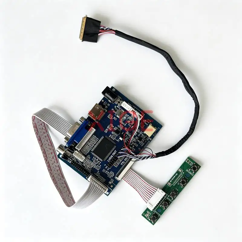 

For LTN140AT21 LTN140AT16 LTN140AT20 LTN140AT17 Drive Board Kit AV+HDMI+VGA Laptop Monitor Screen 1366x768 LVDS-40 Pin 1366*768