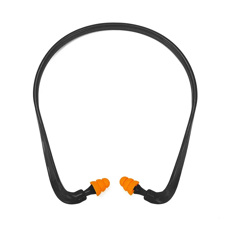 

Soft Silicone Head-mounted Earplugs Blue Black Orange Protector Anti-Noise Earmuff Sleeping Working Noise Reduction Ear Plugs