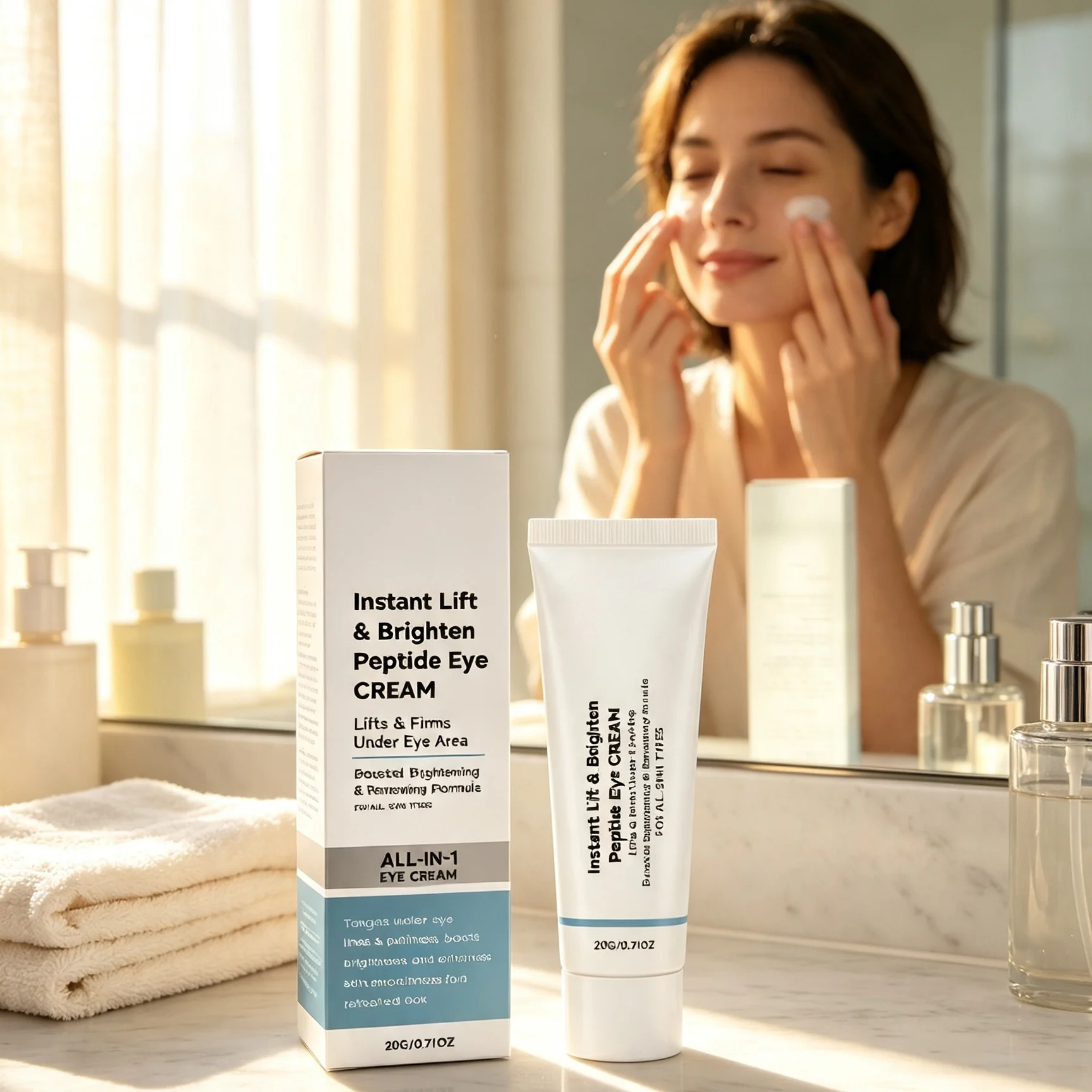 Eye Cream Peptide - Peptydowy krem pod oczy, reduktor worków