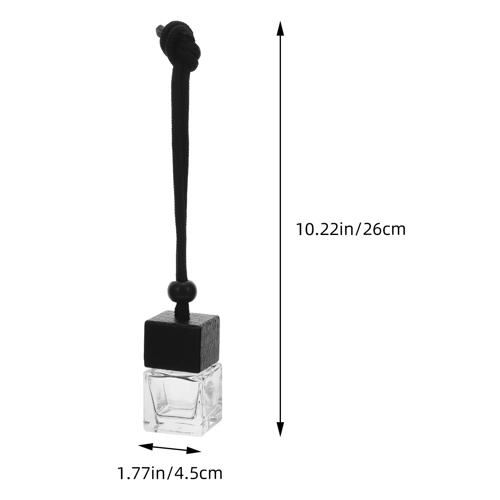 6 Stuks Auto Parfum Diffuser Stevig Glas 8 Ml Lege Geurfles Achteruitkijkspiegel Opknoping Accessoires Auto Parfum Diffuser