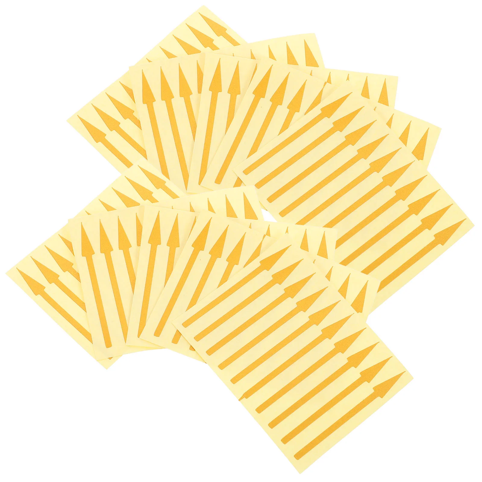 

100pcs Waterproof Reflective Arrow Stickers For Instrument Panels Adhesive Directional Indicators Humid Environment Resistant