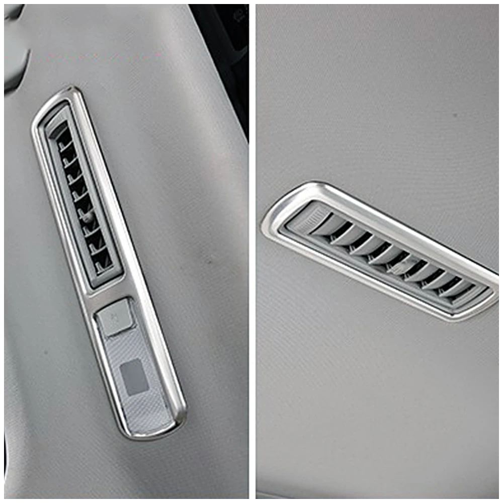 

Для Toyota Highlander Kluger XU70 2021 2022 2023, розетка переменного тока, вентиляционная рамка, накладка, аксессуары для интерьера, кондиционер