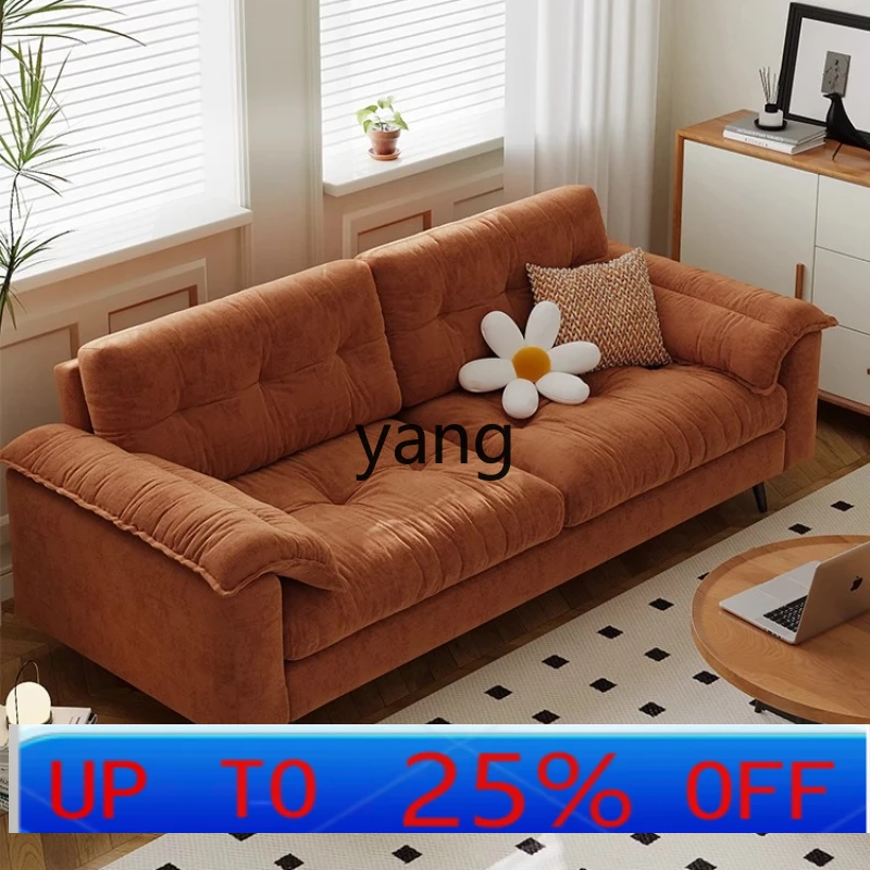 

LH small apartment living room fabric sofa bed folding dual-purpose simple modern rental apartment