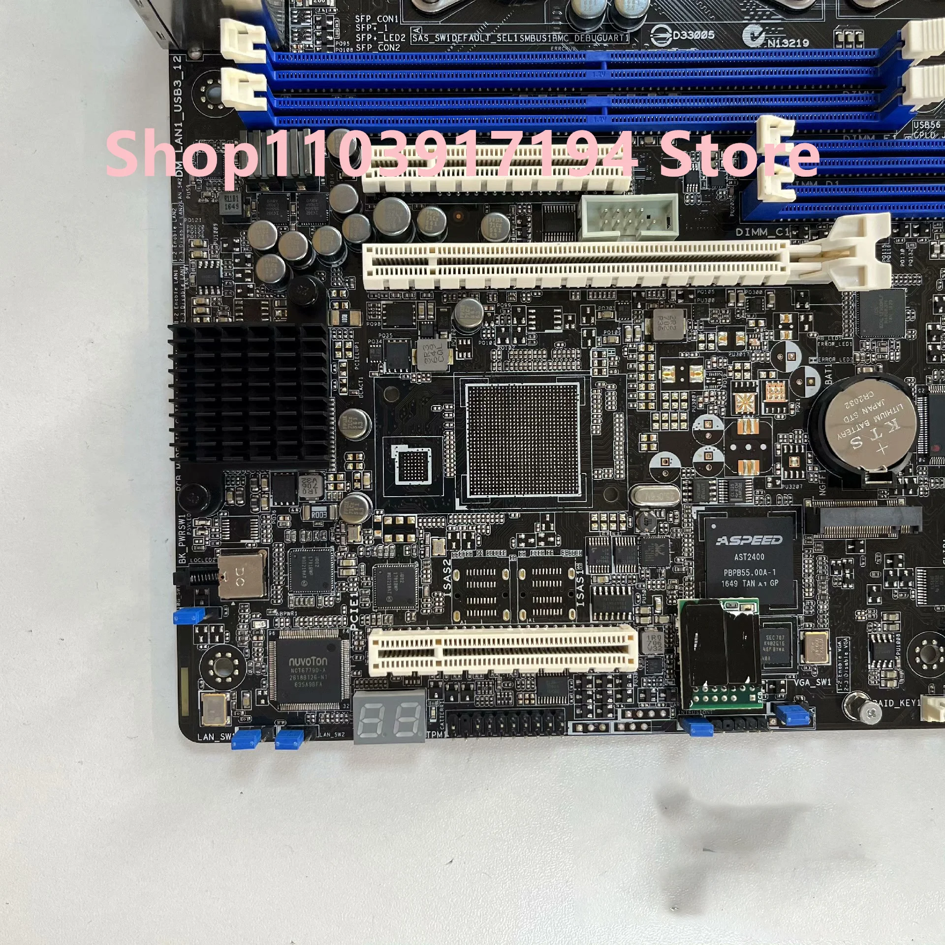 Z10PC-D8/10G-2S Two-way server motherboard