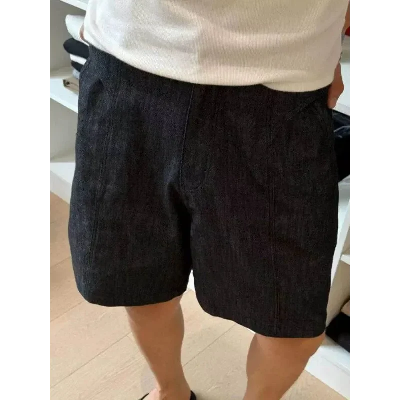 White Pants Cotton Linen Blend Casual Men's Summer Thin Shorts Loose Straight All Match Fashion Mid Popularity Pants