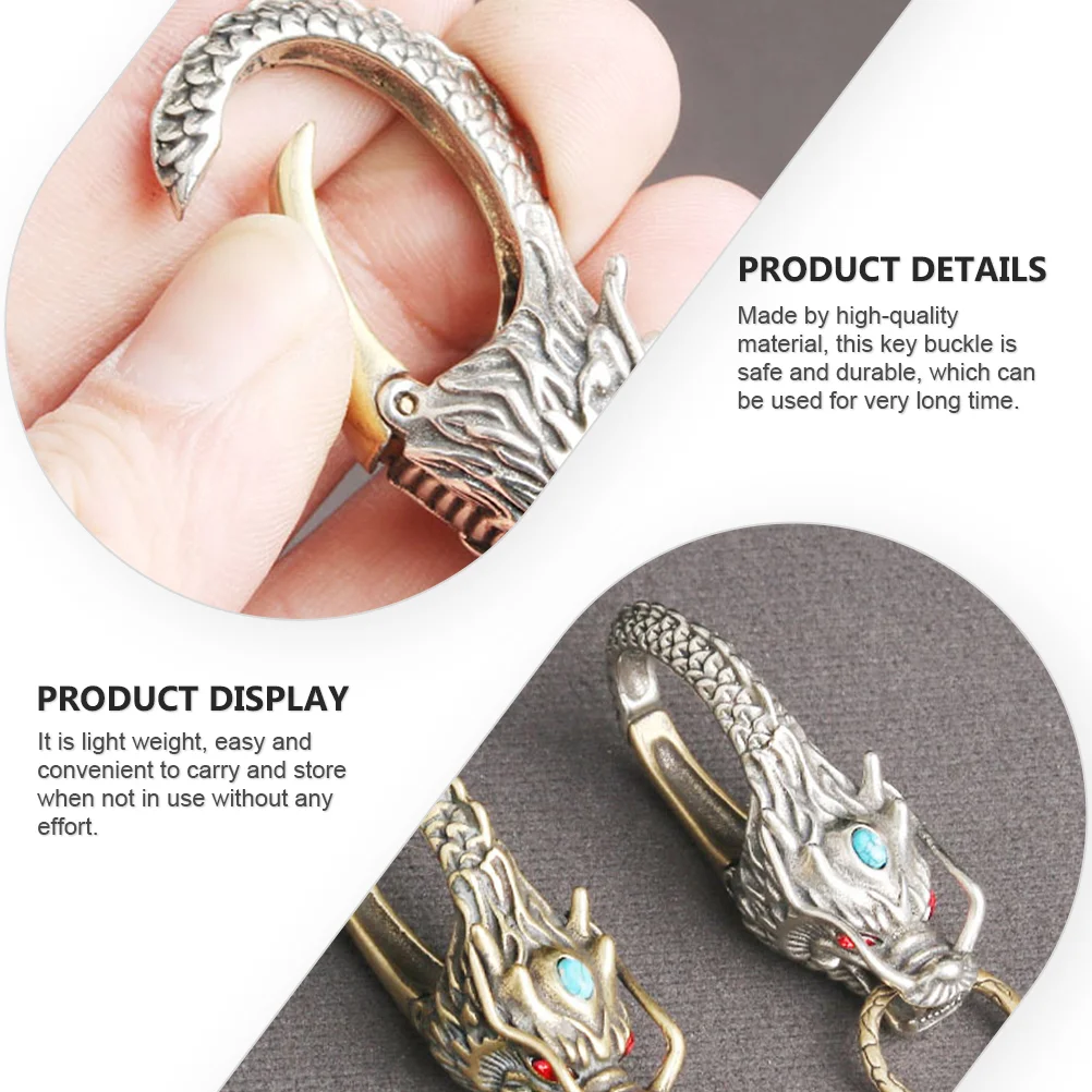 Key Holder Faucet Keychain Cuff Bracelet Chic Man Keys Rings for Men Dragon Bracelets