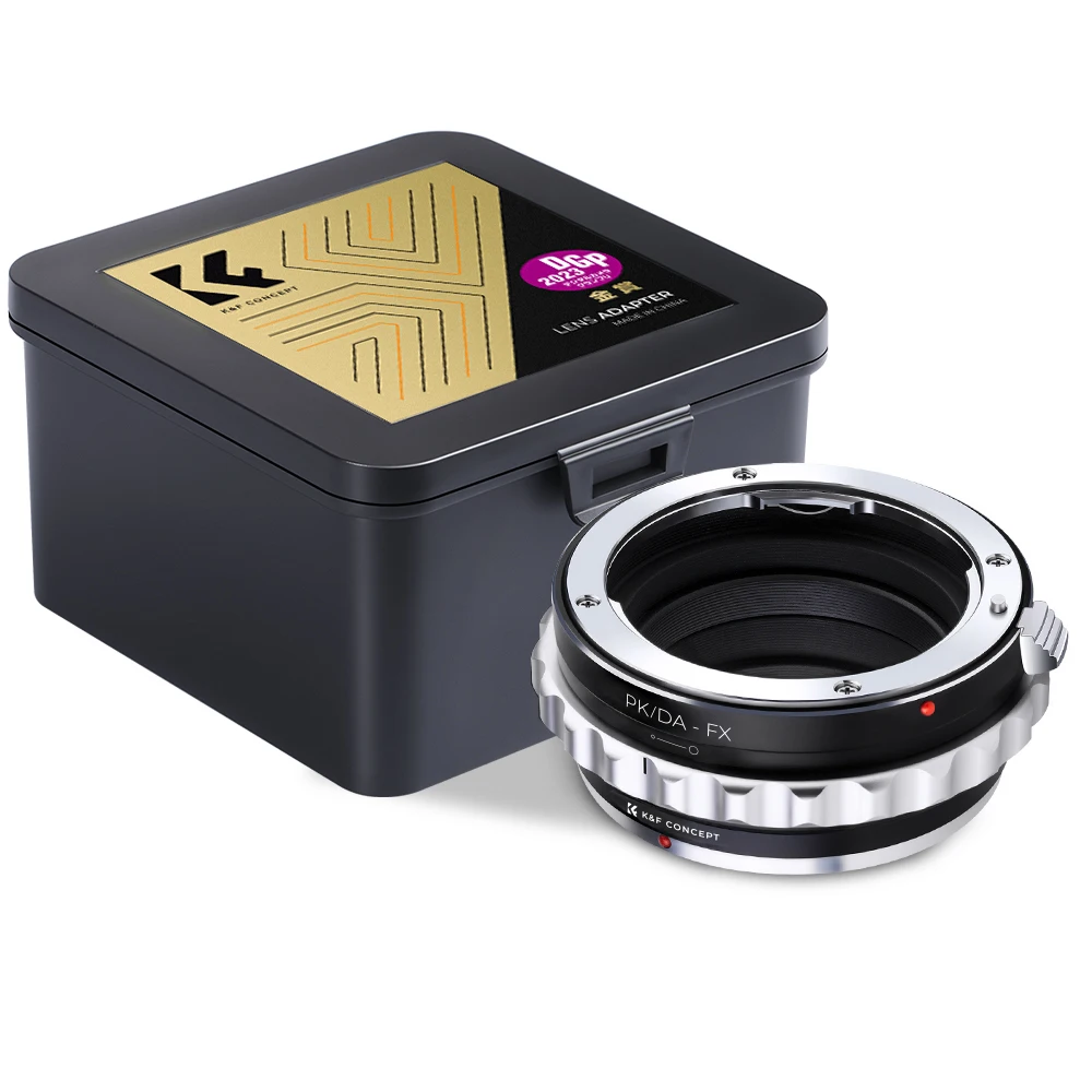 K&F Concept Lens Mount Adapter for Pentax K/M/A/FA/DA Lens to Fujifilm Fuji X FX XT2 XT20 XE3 X-A3 Cameras Aperture Control Ring