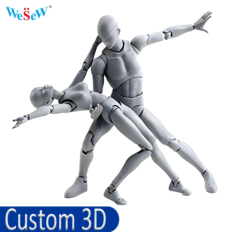 

Wesew Custom 3D Artists Manikin Action Figure Drawing Model for Sketching Painting Drawing Human Mannequin Body