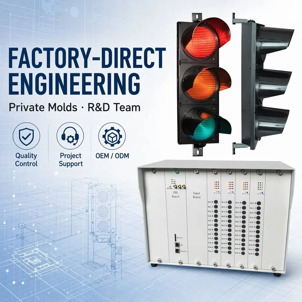 Traffic Light Control System 24 Channel / 8 Phsaes/Stages 220V Signal Output