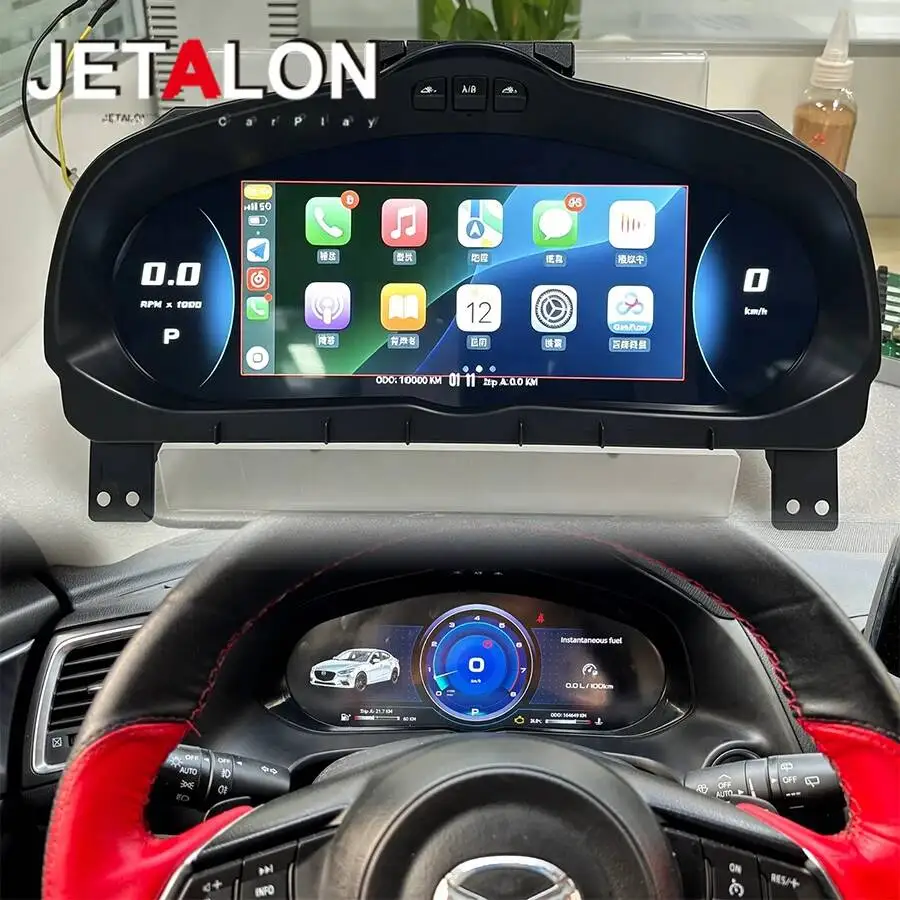 New LCD Digital Dashboard Panel For Mazda 3 Axela 2014 2015 2017 2018 2019 Auto Instrument Cluster Speed Electrical Equipment