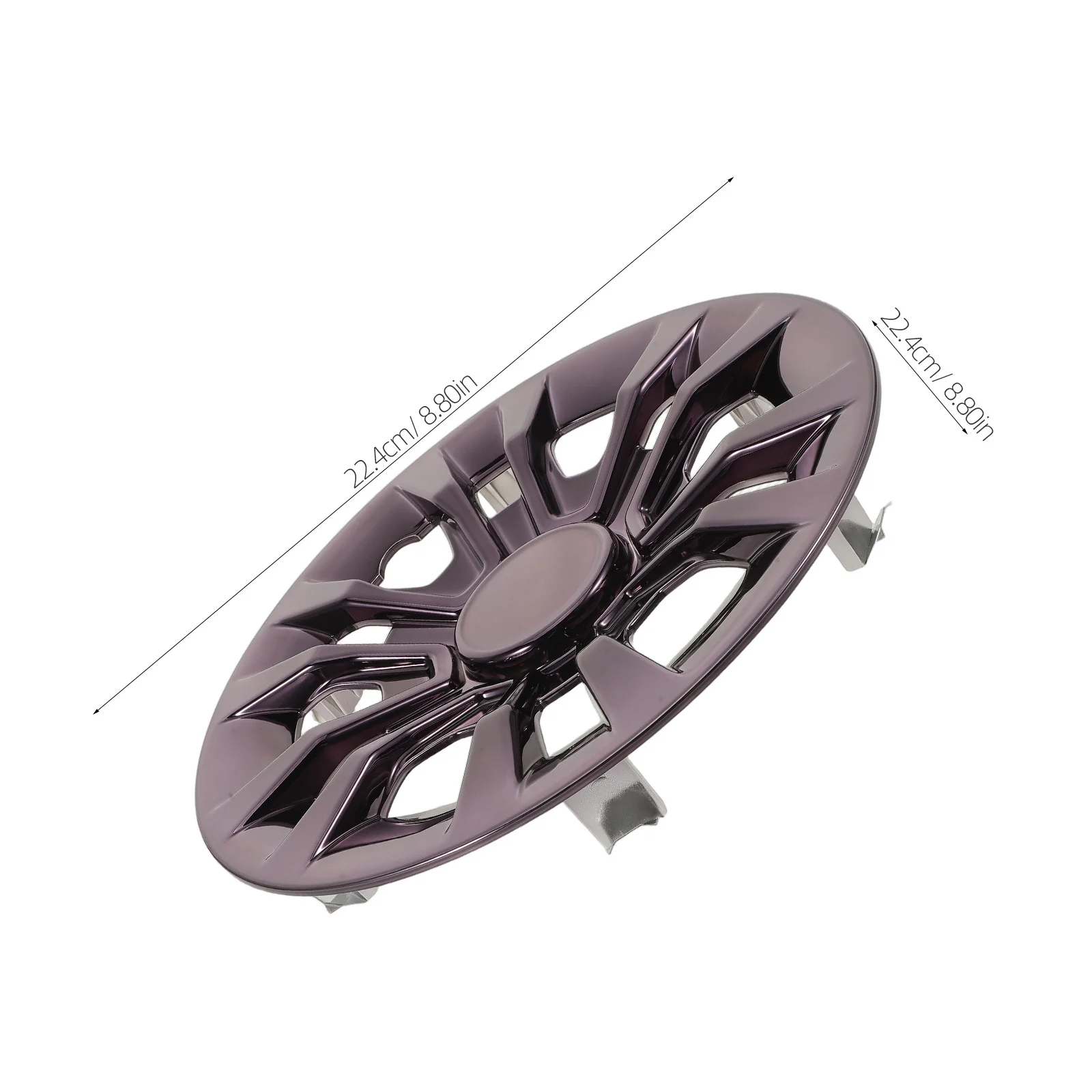 عربة جولف عجلة مركز محور قبعات أسود 8 بوصة أغطية الزخرفية واقية عجلة الجوز قبعات السيارات الخارجي عربة جولف غطاء المحور #2