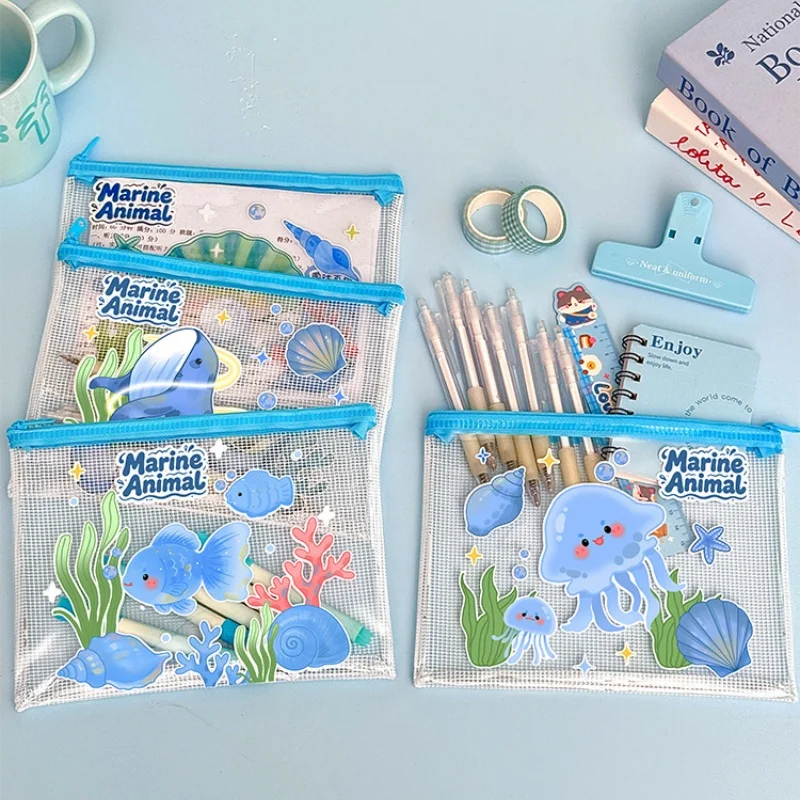 24pcs-lot-kawaii-marine-animal-pencil-case-creative-storage-bag-stationery-pouch-gift-school-supplies-gifts
