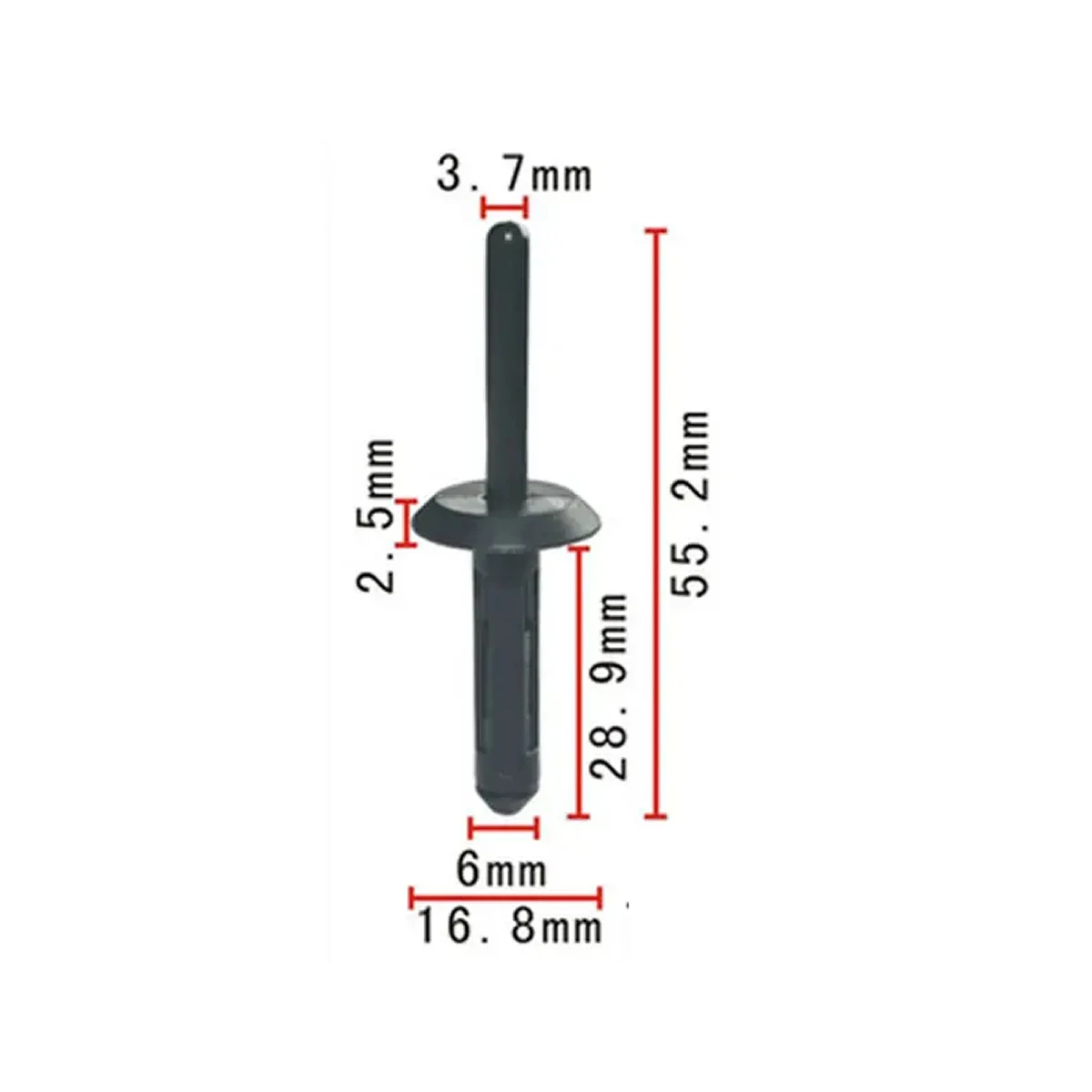 10/100x Fender-Wheel Opening Molding Rivet FOR BMW E70 X5 E71 X6 Blind Rivet For Wheel Arch Trim 07 14 2 151 750  07142151750