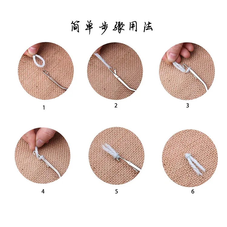 حلقة حلقات صغيرة وصلات الخرز جديلة مزلاج هوك الكروشيه البلاستيك إبرة الرهبة قفل متماسكة الشعر الكروشيه إبرة هوك