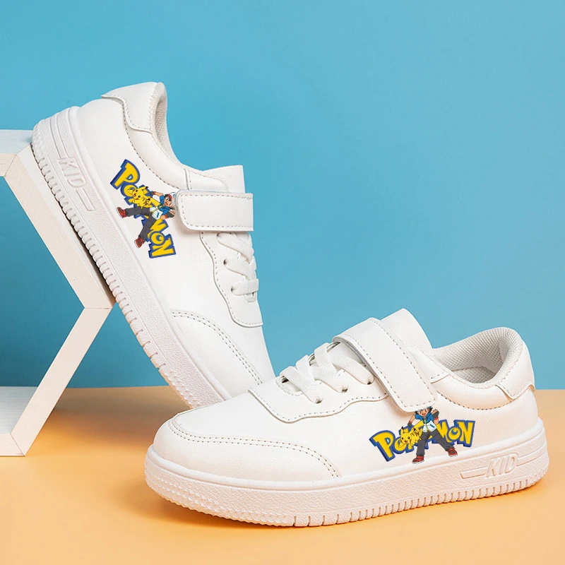 

Pokemon Pikachu Sports Shoes Boys Girls Non-slip Soft Bottom Casual Shoe Anime Cartoon Tennis Shoes Fashion Student Shoe Gifts