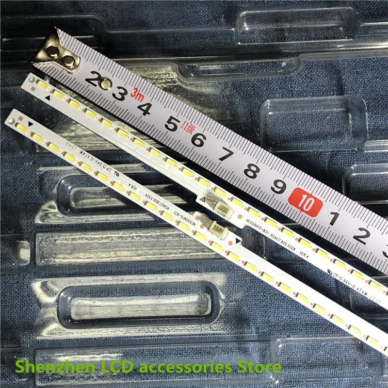 PER Hisensor LED55K600X3D HE550HFD-B31 SSY-1125186-A 55 pollici uso di alluminio 100% nuovo LCD TV retroilluminazione bar 54LED 337 MILLIMETRI