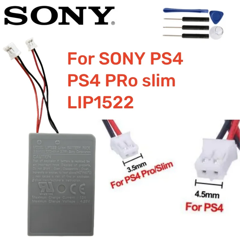 Original For SONY PS4 PS4 PRo slim LIP1522 Dualshock 4 V1 V2 Wireless Controller Playstation GamePad Rechargeable Battery