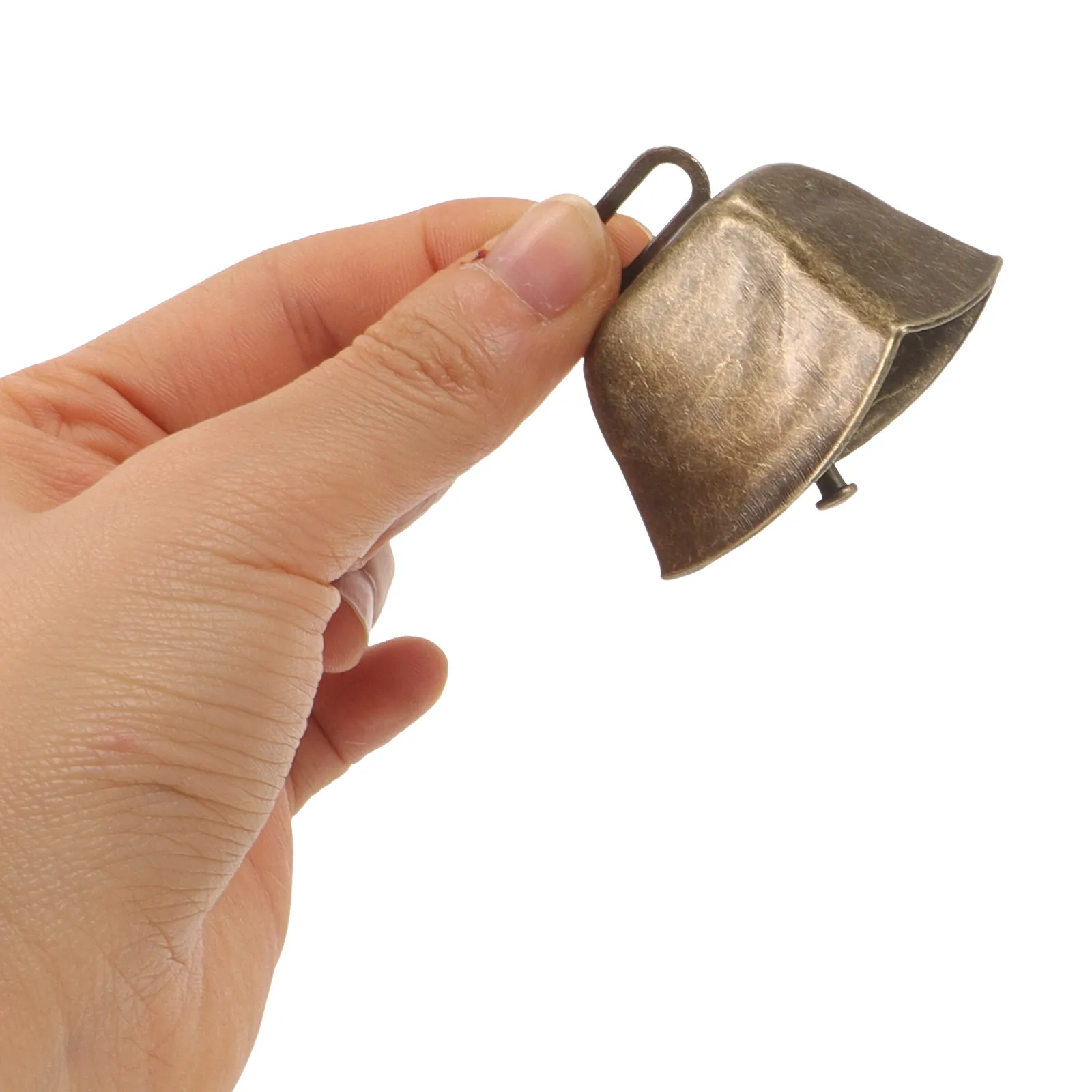 6 Pcs Copper Bell for Small Pet Animal Metal Bells Cow Coffee Cheering Cowbells