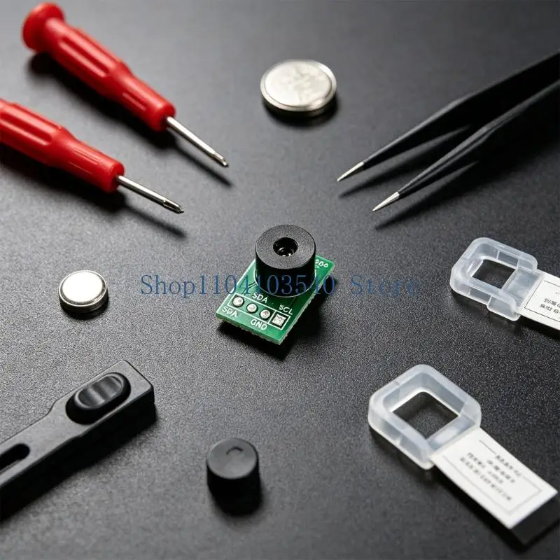 02DC Small Circuit Temperature Reader Board for Experiment Setups and Project Monitoring, Remote Unit with Wiring Contacts for