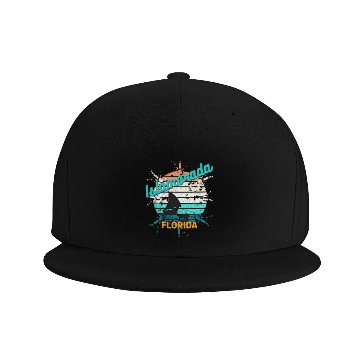 Islamorada Florida Retro Vintage Exploding Sunset Baseball Cap fashionable foam party Hat birthday Men Luxury Brand Women's