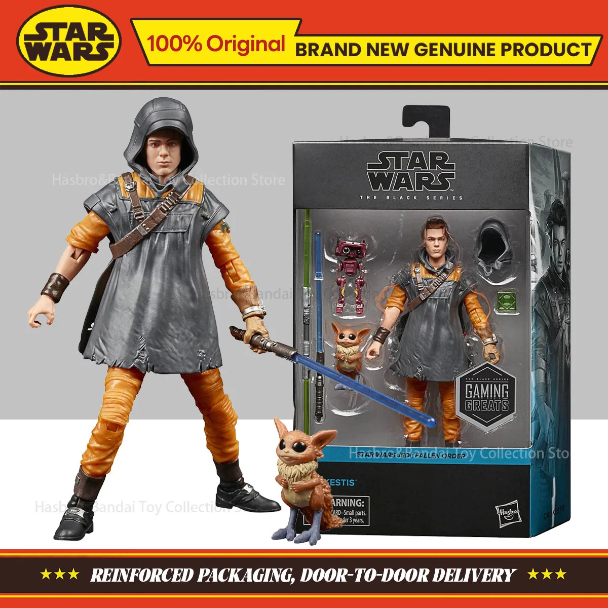 在庫あり-ハスブロ-スターウォーズ-ブラックシリーズ-ジェダイ：フォールンオーダー-カル・ケスティス-ゲーミンググレートス-アクションフィギュアコレクション-オリジナルモデル