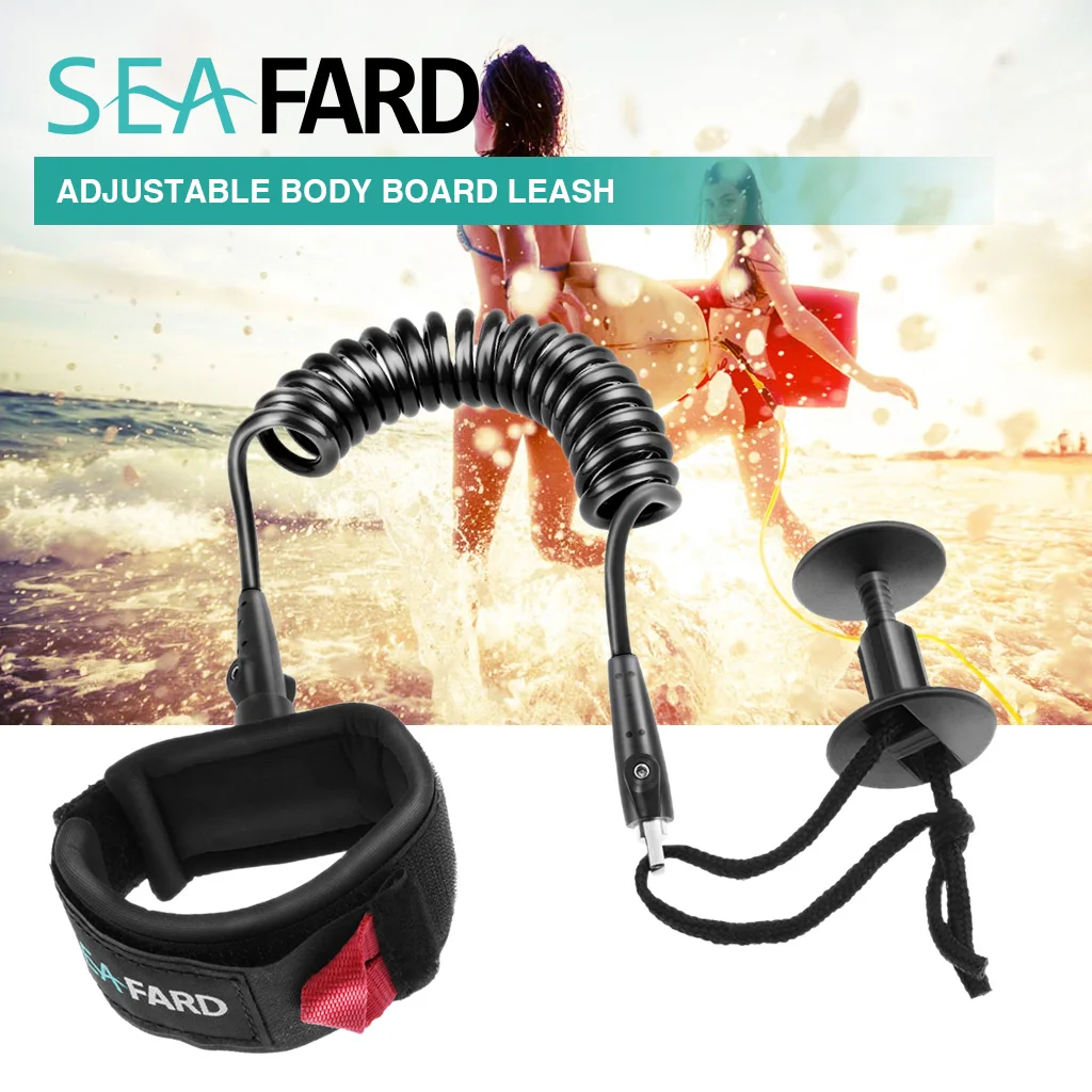 4ft/5.5mm  Coiled Leash Heavy Duty Surfboard Stand Up Paddle Board Surfing Wrist Leash Legrope Surfing Accessory