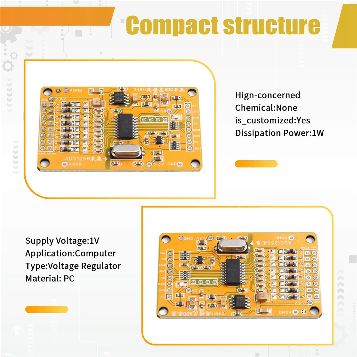 DT81 ADS1256 24 ADC8 Road AD-Precision ADC Data Acquisition Module