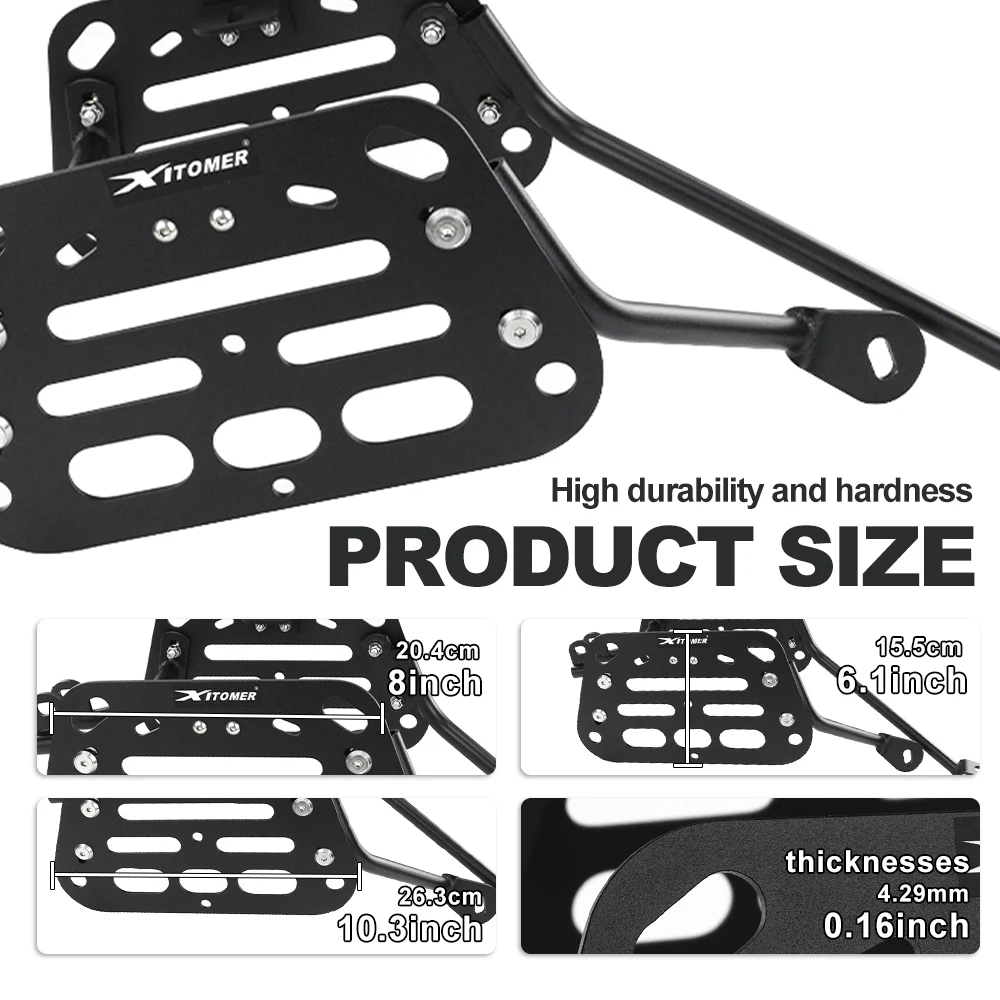Motorcycle Saddlebag Bracket Support Racks Pannier Racks Side Carrier  Africa Twin CRF1100L 2020 2021 2022 2023 For Honda