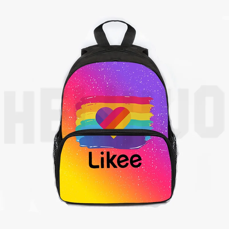 3D Printed Likee Backpack Women Travel Bags Kids Zipper Cartoon Kawaii Mochila School Bags Teenage Girls Children  Book Sac